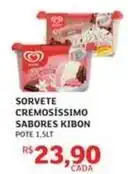 Assaí Atacadista Kibon - sorvete cremosíssimo sabores oferta