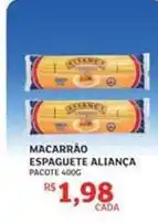 Assaí Atacadista Aliança - macarrão espaguete oferta