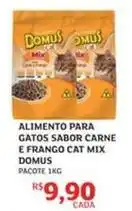 Assaí Atacadista Domus - alimento para gatos sabor carne e frango cat mix oferta