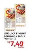 Assaí Atacadista Sadia - linguiça fininha defumada oferta