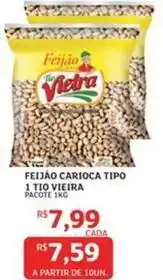 Assaí Atacadista Vieira - feijão carioca tipo 1 tio oferta