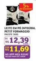 Assaí Atacadista Petit - leite em po integral oferta