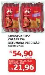 Assaí Atacadista Perdigão - linguiça tipo calabresa defumada oferta
