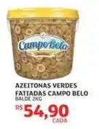 Assaí Atacadista Campo belo - azeitonas verdes fatiadas oferta