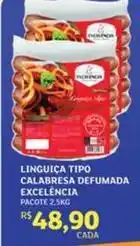 Assaí Atacadista Excelencia - linguiça tipo calabresa defumada oferta