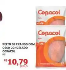 Assaí Atacadista Copacol - peito de frango com osso congelado oferta