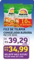 Assaí Atacadista Aurora - file de tilapia congelado oferta