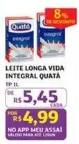 Assaí Atacadista Quatá - leite longa vida integral oferta