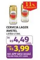 Assaí Atacadista Amstel - cerveja lager oferta