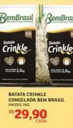Assaí Atacadista Bem brasil - batata crinkle congelada oferta
