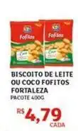 Assaí Atacadista Fortaleza - biscoito de leite ou coco oferta