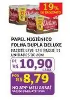 Assaí Atacadista Deluxe - papel higiênico folha dupla oferta