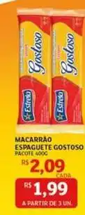 Assaí Atacadista Gostoso - macarrao espaguete oferta