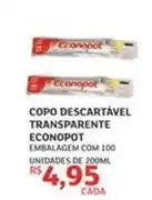 Assaí Atacadista De - copo descartável transparente oferta