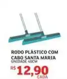 Assaí Atacadista Maria - rodo plástico com cabo santa oferta