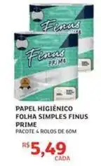 Assaí Atacadista Prime - papel higiênico folha simples finus prime oferta