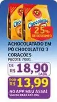 Assaí Atacadista Chocolate - achocolatado em po chocolatto oferta