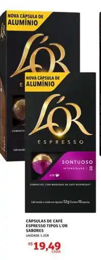 Assaí Atacadista Lor - cápsulas de café espresso tiros l'or oferta