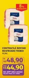 Assaí Atacadista Friboi - contrafilé bovino resfriado oferta