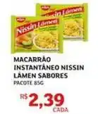 Assaí Atacadista Nissin - macarrão instantâneo lámen sabores oferta