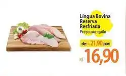 Atacadão Bovina - lingua bovina reserva resfriada oferta