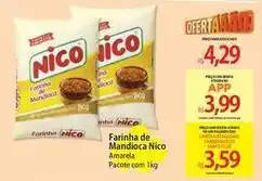 Atacadão Nico - farinha de mandioca oferta