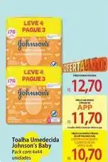 Atacadão Johnson's - toalha umedecida oferta