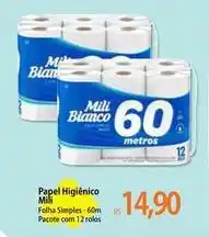 Atacadão Mili - papel higiênico oferta