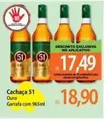 Atacadão 51 - ouro garrafa com oferta