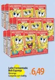 Atacadão Bob - leite fermentado bob esponja oferta