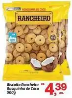 Fort Atacadista Mais coco - biscoito rancheiro rosquinha de coco oferta