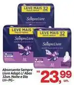 Fort Atacadista Sempre livre - absorvente adapt c/abas oferta