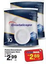 Fort Atacadista Cristalcopo - pratos descartáveis oferta
