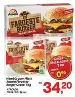 Fort Atacadista Aurora - hambúrguer misto faroeste burger granel oferta