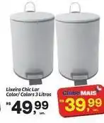 Fort Atacadista Lar - lixeira chic color oferta