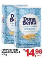 Fort Atacadista Dona benta - farinha de trigo tipo 1 oferta