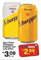 Fort Atacadista Schweppes - agua tónica original/ zero oferta