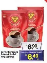 Fort Atacadista 3 corações - café sollúvel sachê oferta