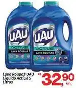 Fort Atacadista Uau - lava roupas liquido active 5 litros oferta