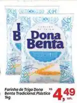 Fort Atacadista Dona - farinha de trigo benta tradicional plástico oferta