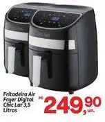 Fort Atacadista Chic - fritadeira air fryer digital lar 3,5 litros oferta