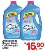 Fort Atacadista Sense - amaciante de roupas carinho azul 5 litros oferta