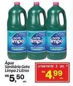 Fort Atacadista Gota limpa - água sanitária oferta