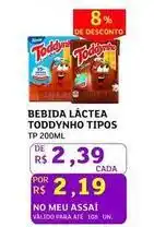 Assaí Atacadista Toddynho - bebida láctea tipos oferta
