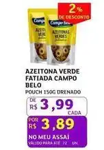Assaí Atacadista Campo belo - azeitona verde fatiada oferta