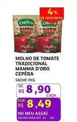 Assaí Atacadista Cepêra - molho de tomate tradicional mamma d'oro oferta