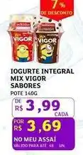 Assaí Atacadista Vigor - iogurte integral mix oferta