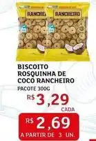 Assaí Atacadista Rancheiro - biscoito rosquinha de coco oferta