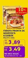 Assaí Atacadista Kisabor - farofa pronta de mandioca oferta