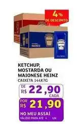 Assaí Atacadista Heinz - ketchup, mostarda ou maionese oferta